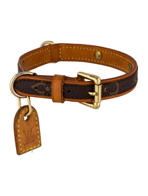 baxter dog collar lv|monogram baxter dog collar pm.